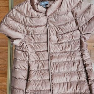 Women's Martha Stewart Quilted Down Short Sleeve Puffer Jacket Vest -Size L
